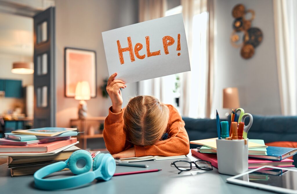 Asking for assistance.